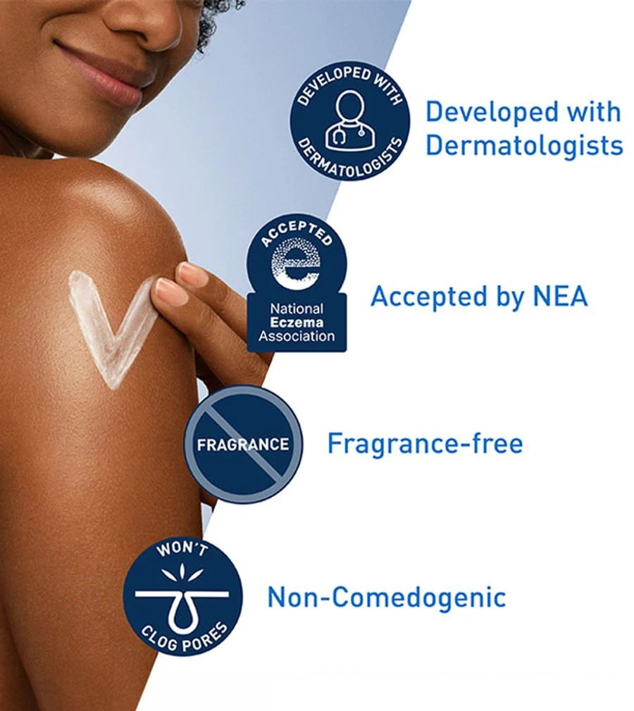 CeraVe Moisturizing Lotion – Lightweight Daily Moisturizer for Face & Body