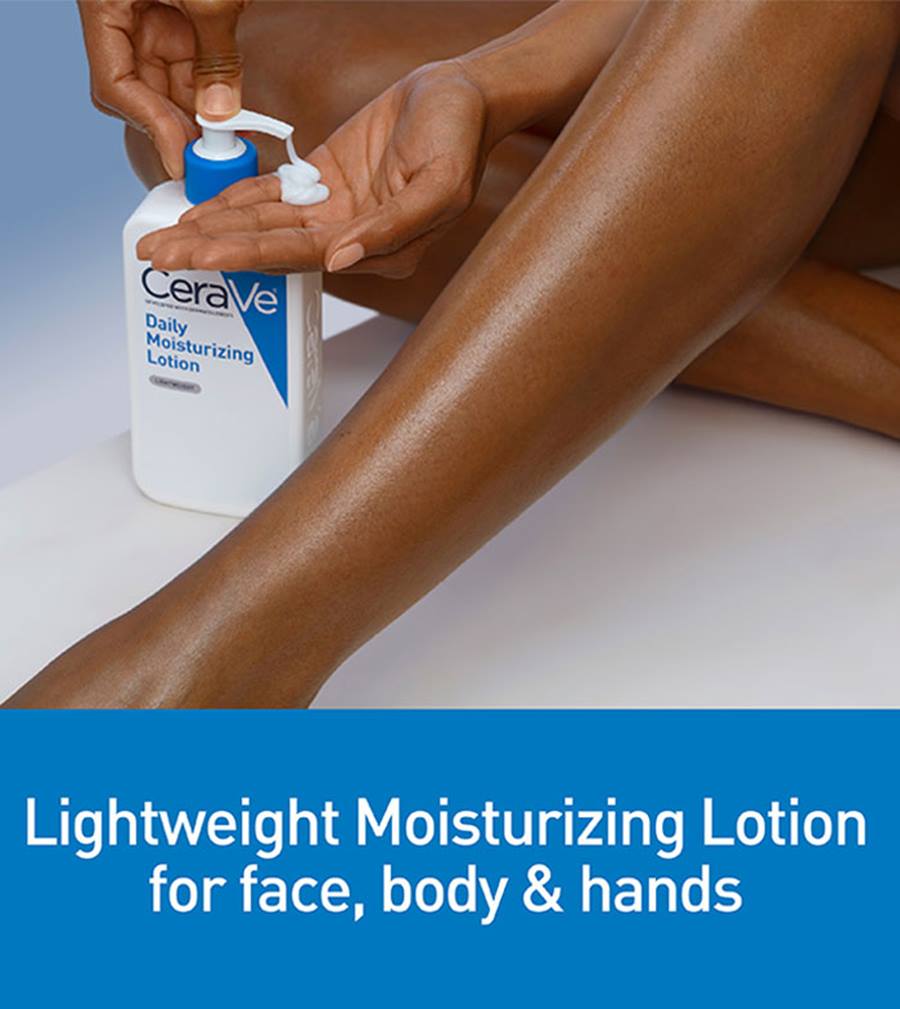 CeraVe Moisturizing Lotion – Lightweight Daily Moisturizer for Face & Body